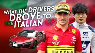 What the F1 DRIVERS drove to the 2023 ITALIAN GP!