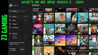 What's On My Xbox Series X in 2024?