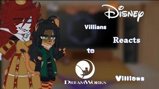 /~/ ".Disney Villains React to DreamWorks Villians." ~ [ Disney And DreamWorks ]