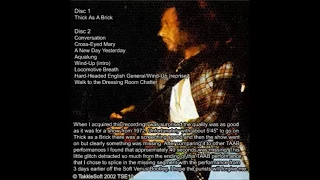 JETHRO TULL -- Wise Man Breaks Wind -- Wolverhampton - Mar 19, 1972 -- disc 1