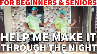 🎵HELP ME MAKE IT THROUGH THE NIGHT🎵 CUMBIA MIX MYX ALLSTARSZ | FOR SENIORS BEGINNERS | ADF DUO