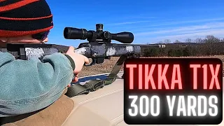 Bubba's 1st Try @ 300 Yards w/ Tikka T1X .22, Quarantine Day 7