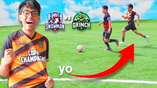 Jugué un torneo de futbol contra influencers y futbolistas profesionales