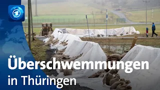 Hochwasser: Überschwemmungen in Thüringen