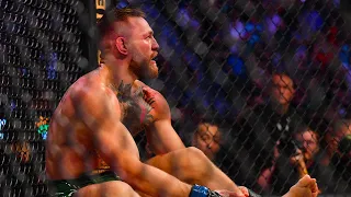 Conor McGregor BREAKS Leg! Dustin Poirier VS Conor Mcgregor 3 Doctors Stoppage! UFC 264