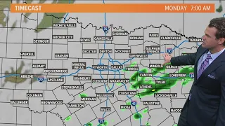 DFW Weather: Rain coming overnight