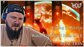 Falling In Reverse - Watch The World Burn LIVE - REACTION