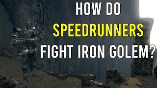 How do Dark Souls Speedrunners Fight Iron Golem? A Surprisingly Technical Fight