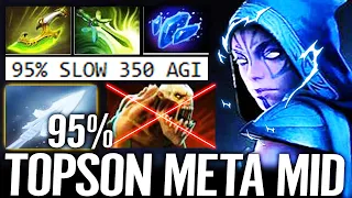 🔥 TOPSON New Meta MID - Swift Blink Drow Ranger 350+ Agi 95% Slow WTF HARD Kite Naix 7.29 Dota 2 Pro