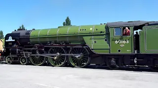 LNER 60163 Tornado being pushed