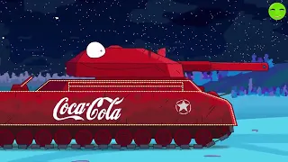 Ратте Coca cola vs ментос монстр.Мультики про танки