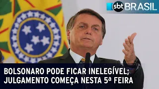 Bolsonaro pode ficar inelegível por 8 anos; julgamento começa nesta 5ª feira | SBT Brasil (21/06/23)