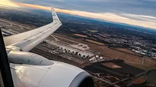 KLM Boeing 737-900 WONDERFUL MORNING TAKEOFF from Munich Airport (MUC)