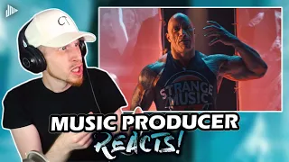 Music Producer Reacts to THE ROCK RAPPING!  (Tech N9ne - Face Off featuring King Iso & Joey Cool)