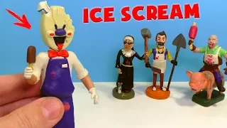 Sculpt Evil ice cream Seller from the game Ice Scream