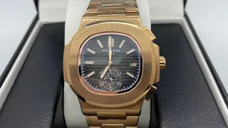 Наручные часы Patek Philippe, механика с автоподзаводом, золотой цвет, качество ААА