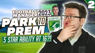 Park To Prem FM23 | Episode 2 - Incredible First Signing | Football Manager 2023