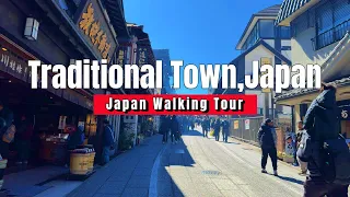 Narita Walking Tour -4K JAPAN- Traditional Japanese streets