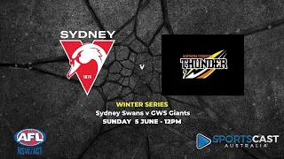 2022 Winter Series - Sydney Swans v Northern Territory