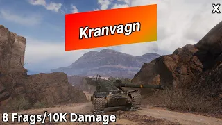 Kranvagn (8 Frags/10K Damage) | World of Tanks