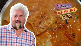 Guy Eats "RIDICULOUS" Lobster Ravioli | Diners, Drive-ins and Dives with Guy Fieri | Food Network