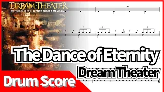 Drum Score -The Dance of Eternity/Dream Theater - Easy to see when you hold your smartphone sideways