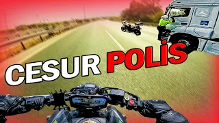 TEK BAŞINA KAMYONU ÇEVİREN TRAFİK POLİSİ | KIYAMET EGZOZ | MOTOVLOG