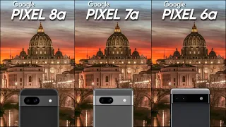 Google Pixel 8a VS Google Pixel 7a VS Google Pixel 6a | Camera Test