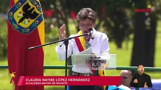 "Queremos mujeres empoderadas y autónomas": Claudia López en su discurso de posesión como alcaldesa