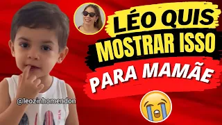 😭LEOZINHO QUIS MOSTRAR QUE FEZ ISSO PARA A MAMÃE, É DE CHORAR😭