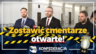 Rząd zapowiada ponowne zamknięcie cmentarzy!