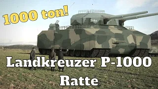 Największy Czołg w Historii - Landkreuzer P. 1000 Ratte
