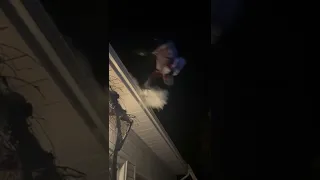 MAN GETS THROWN OFF THE ROOF⁉️