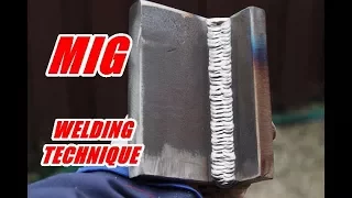 MIG WELDING TECHNIQUES  - WALKING #ZigZag #uphillWeave