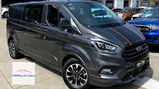 Ford Transit Custom Sport Dual Cab (DCiV) 2020 first look. 4K | Webby On Cars #fordtransitcustom