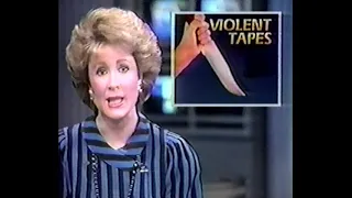 Violent Tapes - Channel 3 News Report On Horror VHS (1990)