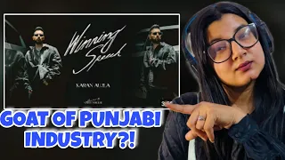 Winning Speech (Music Video) Karan Aujla | Mxrci | Latest Punjabi Songs 2024| REACTION VIDEO