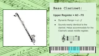 How to Use the Bass Clarinet | Instrument Profiles