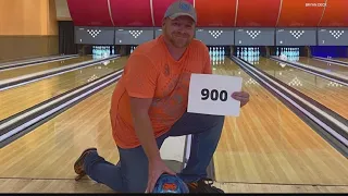 Watch bowler roll THREE 300 games in a row!