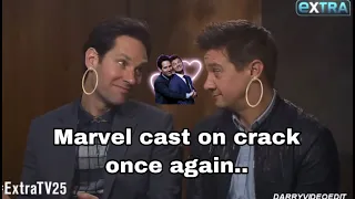 The Marvel cast being on crack for 3 minutes and 17 seconds straight ( part 5 ) 💅🏼🤪💅🏼