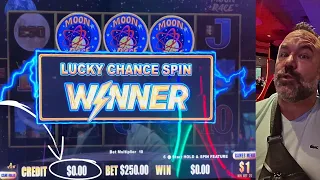 OMG! I Land A $250/Bet Bonus on a Lucky Chance Spin!!!!!!!!