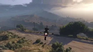 One of the Best Bike Gliding stunt - GTA 5