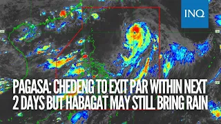 Pagasa: Chedeng to exit PAR within next 2 days but habagat may still bring rain