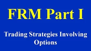 FRM Part I : Trading Strategies Involving Options