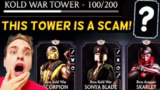 MK Mobile. I DESTROYED Kold War Tower Battle 100. And This is The Reward I Got???