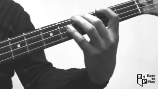 Zombie Bass Line (Cranberries Cover) How to Play Lesson for Beginners