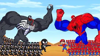 999 SPIDERMAN vs Evolution of Venom : The New Empire | Who Is The King Of Super Heroes ?