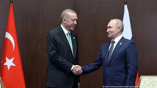 Vladimir Putin proposes 'gas hub' plan to Turkey's Erdogan