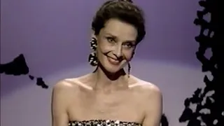 Audrey Hepburn ("Sabrina", Love in The Afternoon") pays tribute to Director Billy Wilder in 1986