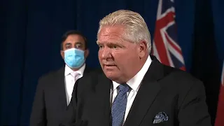 COVID-19 in Ontario: Premier Doug Ford unveils plan to end remaining restrictions – October 22, 2021